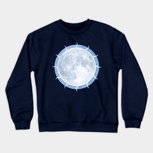Grunge Moon Crewneck Sweatshirt